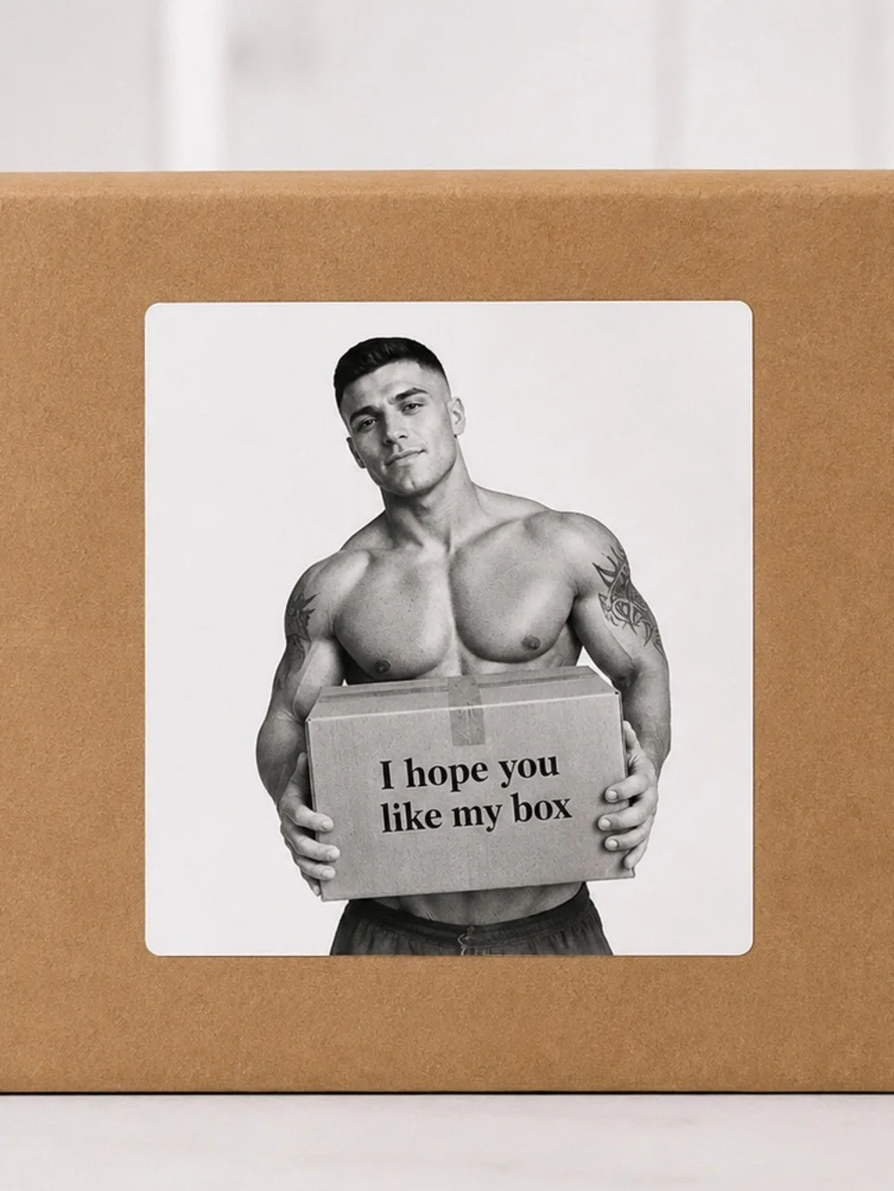 Hottie on a Boxie Stickers  3”x3”-100ct.